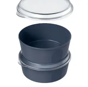 låg til genanvendelig plastskål, klar, Ø17,1x1,8cm, PP.webp