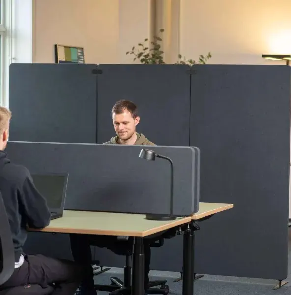 Skærmvæg til kontor, lyddæmpende, ECO Soft.webp