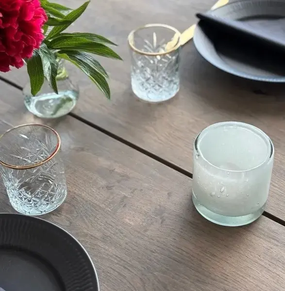 MANI glasstager og LED lys - Securit - hvid.webp
