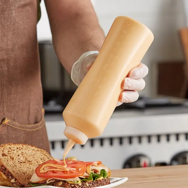Dressingflaske, 680 ml, klar.webp