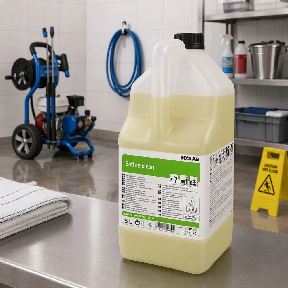 Gulvvaskemiddel, 5ltr, Ecolab Satiné Clean.webp