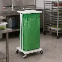 Affaldsstativ, Sækko-Boy, 60 l, hvid.webp