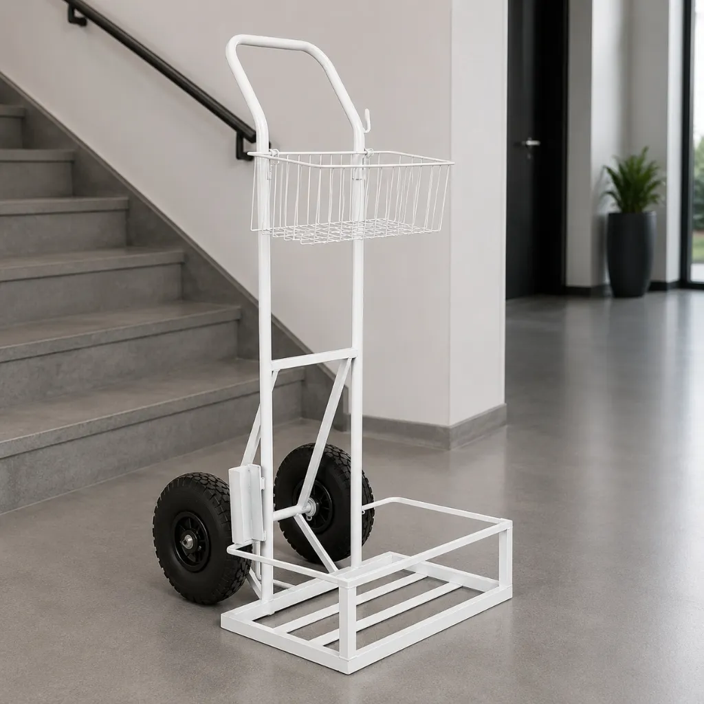 Trappevogn med kurv Tina Trolleys.webp