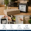 Dispenserserviet, GS-Basic, 2-lags, interfold, 21,5x16cm, brun, nyfiber, til N4.webp