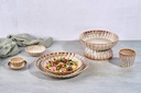 Middagstallerken, Ø27,4x3,8cm, stentøj, lysbrun, ASTERA PEARL, (4 stk.)