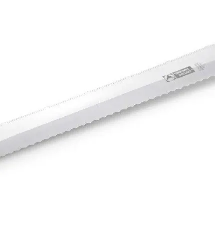 Konditorkniv, 31cm, rustfrit stål, dobbeltsidet bølget savklinge.webp