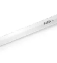 Bagerkniv, 36 cm, rustfrit stål, flad og savtakket klinge på begge sider.webp