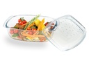 Ovnfad med låg, cocotte, 5,1l, 34x21,5x10cm, op til 500grader, (1 stk.)