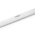 Bagerkniv, 26cm, rustfrit stål, takket på den ene side, blå.webp