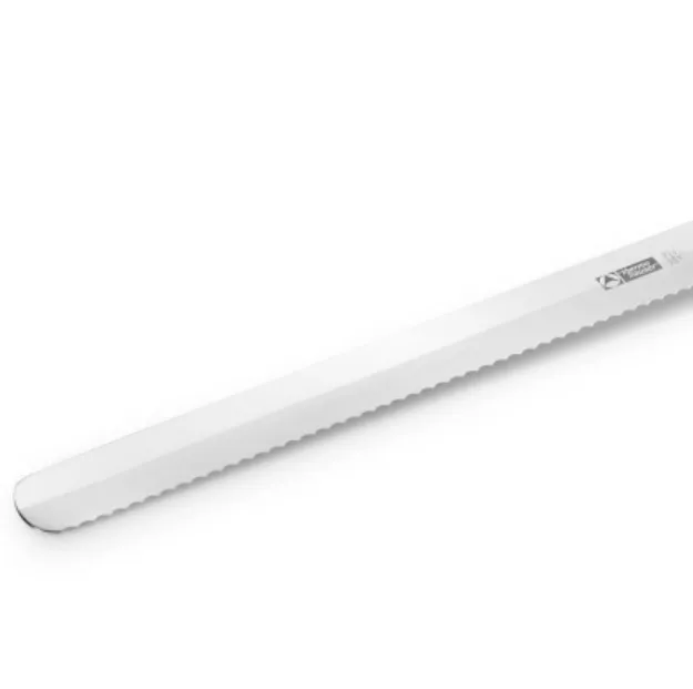 Bagerkniv, 26cm dobbeltsidet bølgeskær og fladslebet.webp