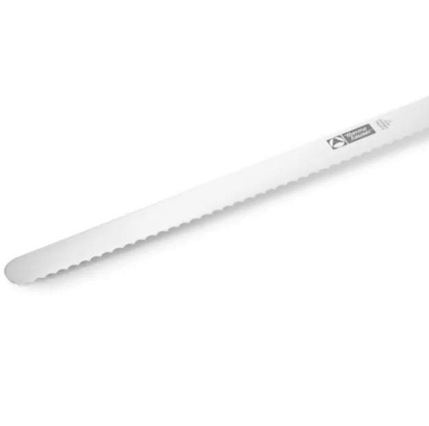 Konditorkniv, 31cm, rustfrit stål, savtakket på én side.webp