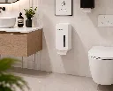 Papirdispenser til Z-fold toiletpapir, hvid, GS-Basic.webp