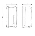 Papirdispenser til Z-fold toiletpapir, GS-Basic.webp