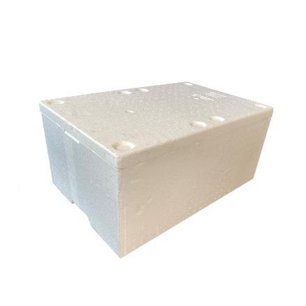 Låg, 6x4x2.5 cm, EPS, Hvid, til Hvide termokasser, 25/40/50 ltr, tilhørende 12029 (1 stk.)