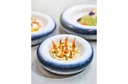 Serveringsskål, Ø20,3x5cm, stentøj, blå/hvid, TORUS, (2 stk.)