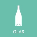 Piktogram til glas, 12x12cm, lysegrøn, folie, selvklæbende, (1 stk.)