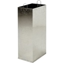60L inderspand, 29,4x20,7x64,1cm, galvaniseret stål, tilhørende 11030 & 11028, (1 stk.)