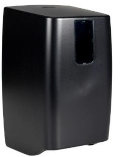 [11068] Papirdispenser t/ 2 ruller toiletpapir, Classic Recycled, 16,5x16x27cm, sort, plast, (1 stk.)