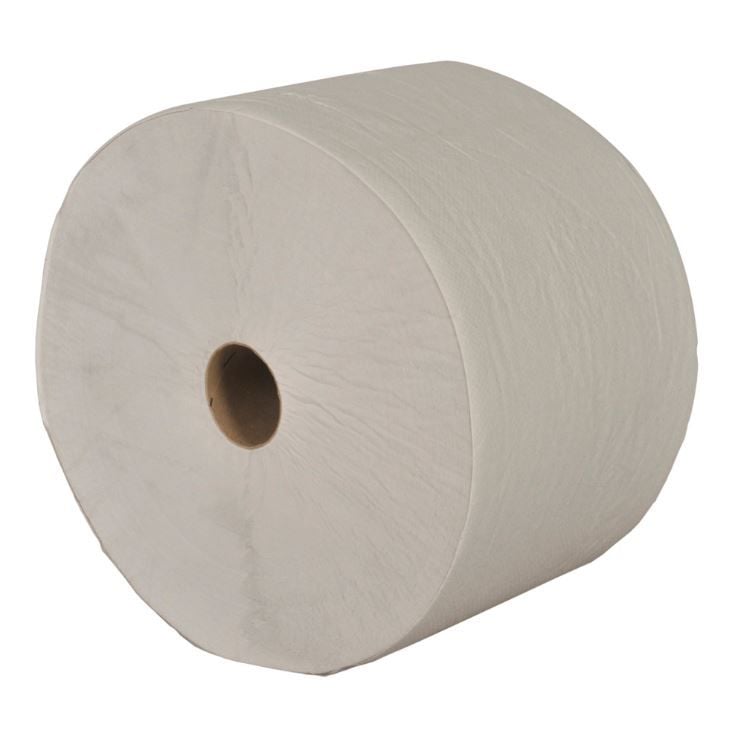 [11063] Værkstedsrulle, 1-lags, 1000m x 25cm, Ø35cm, natur, 100% genbrugspapir, (1 stk.)