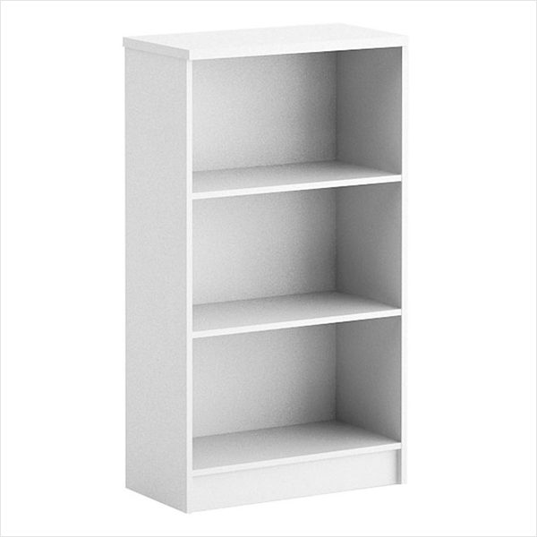 [19314] Kontorreol, 3 rum reol til kontor, 2 hylder, 37x69,5x123,3cm, EPF ECO, flere farver, (1 stk.) (Hvid)