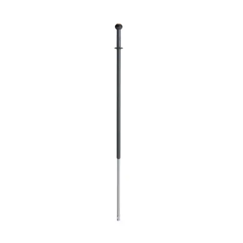 [19376] Teleskopskaft med klik, Ø3,2cm, grå, aluminium/PP, 123,5-177cm, Vikan 296218, (1 stk.)