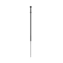 Teleskopskaft med klik, Ø3,2cm, grå, aluminium/PP, 123,5-177cm, Vikan 296218, (1 stk.)