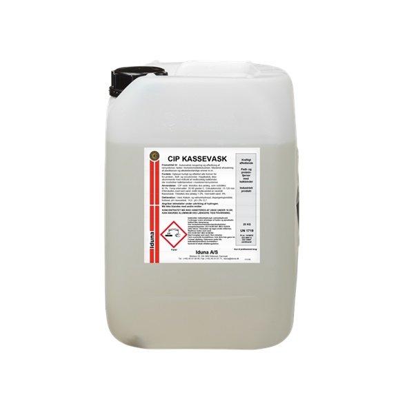 [19461] CIP, Kassevask, Alkalisk, 20 l/25 kg, Iduna, (1 stk.)