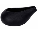 Lille sovsekande, 90ml, sort, porcelæn, BLACKSTONE, (12 stk.)