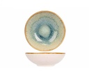 Skål, Ø15,5x4,5cm, grøn/beige, stentøj, COBALT, (6 stk.)