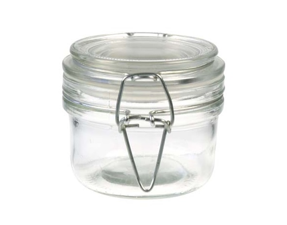[20982] Patentglas med klips, rund, 18cl, glas, (48 stk.)