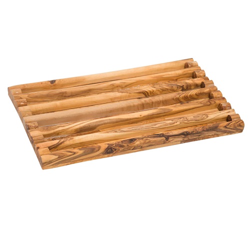 Skærebræt til brød med rist, 20x37cm, ORGANIC WOOD, (1 stk.)