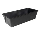Kageform, non-stick, rektangulær, 22x11,5x7cm, sort, metal, (1 stk.)