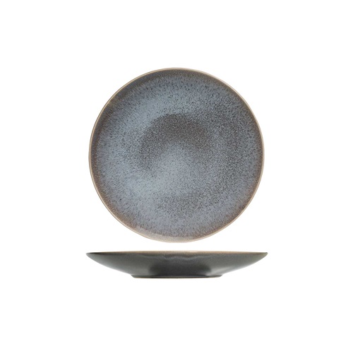 Desserttallerken, rund, Ø22cm, stentøj, grå, URBAN, (24 stk.)