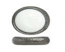 Skål, oval, stentøj, Ø24x21x5.5cm, lys farve, SEA PEARL, (1 stk.)