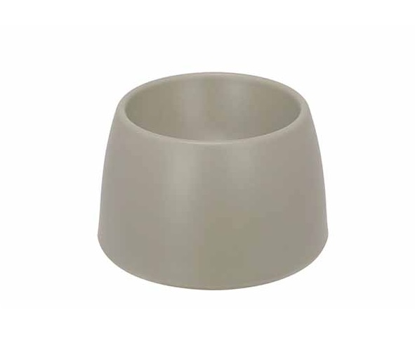 Æggebæger, beige, rund, Ø6x3,7cm, melamin, KUPO, (sæt á 4 stk.)