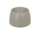 Æggebæger, beige, rund, Ø6x3,7cm, melamin, KUPO, (sæt á 4 stk.)