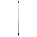 Skaft med gevind, 176cm, Ø2,5cm, træ, tilhørende 10761, Vikan 2925175-G, (1 stk.)