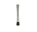 Muddler, L20,5cm, sølv/sort, rustfri stål og plast, (1 stk.)