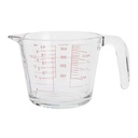 Målebæger i glas, 0,5L, tåler op til 500grader, (1 stk.)