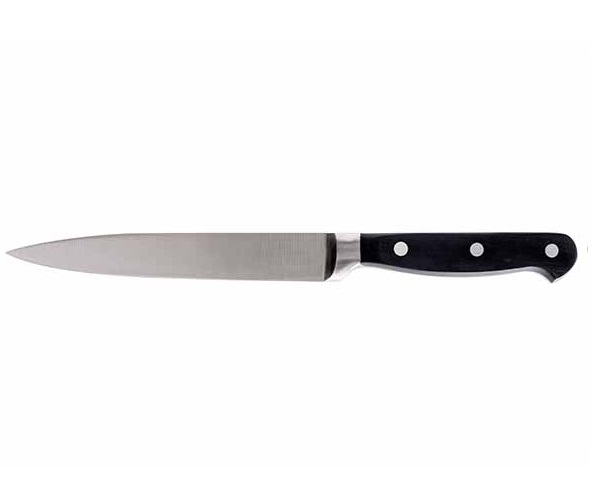 Universalkniv, 14cm, rustfri stål, sort, DELISH, (1 stk.)