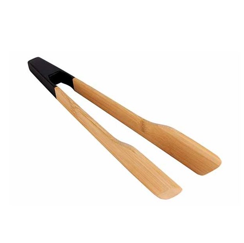 [21246] Serveringstang, bambus, Ø31,5x5x3,5cm, BLACK&WOOD, (1 stk.)