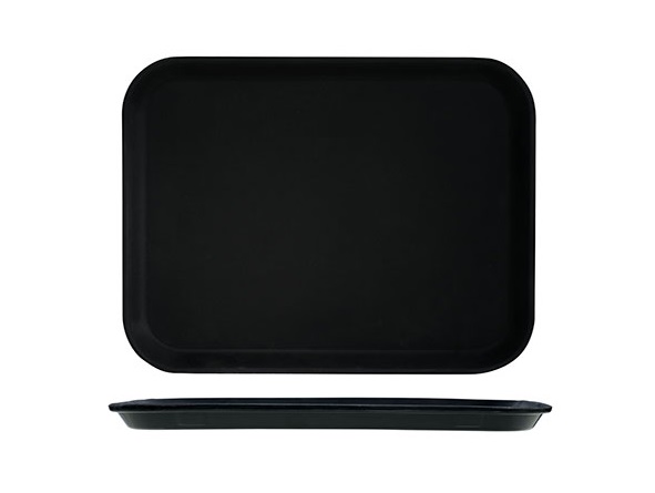 [21254] Skridsikker serveringsfad, 30x41cm, glasfiber, (12 stk.)