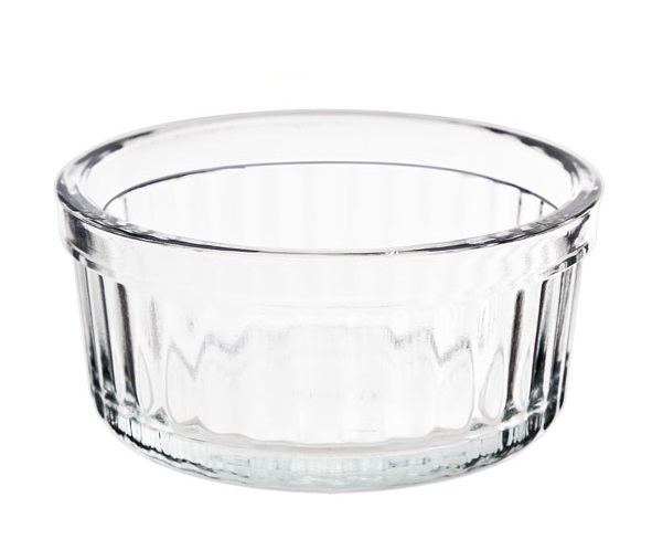 Ramekin, 125 ml, Ø8,5x4,7cm, glas, op til 500grader, glas, (4 stk.)