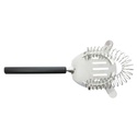 Cocktailsi, strainer, Ø8,8x18cm, sort/sølv, rustfri stål, (1 stk.)