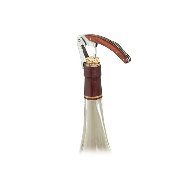 [21316] Tjenerproptrækker, sommelier, brun, metal, (1 stk.)