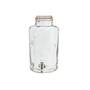 Drinksdispenser, 8,5l, Ø21cm, glas, (1 stk.)