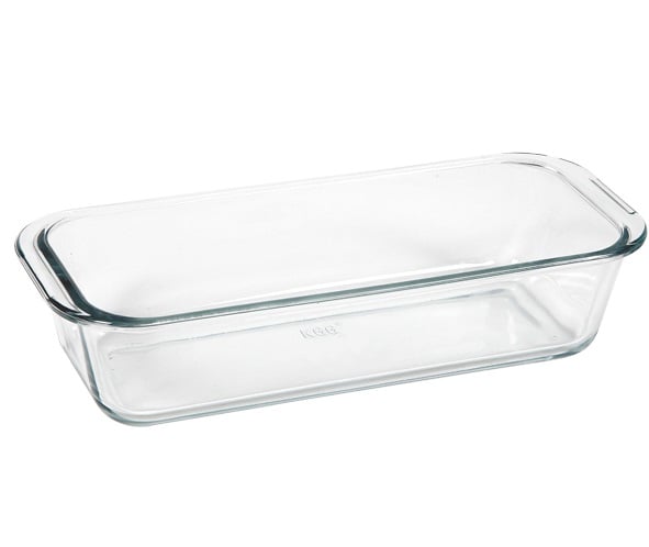 [21325] Ovnfad til brød, 1,7l, 31x12,6x7cm, op til 500grader, borosilikatglas, (6 stk.)