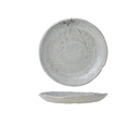 Desserttallerken, rund, Ø20cm, grå, porcelæn, DOLMEN, (6 stk.)