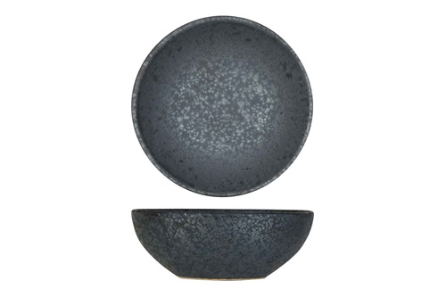 Små serveringsskåle, Ø7x2,7cm, porcelæn, mørk, MIKURA, (24 stk.)