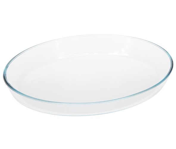 Ovenfad, 1,8l, 30x21x5,5cm, oval, op til 500grader, glas, (6 stk.)